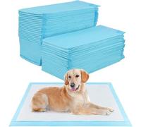 YSWOVUO 50 Pièces Alaise pour Chien, 60 x 90cm Aleses Jetables pour Chien, 5 Couches Tapis Educateur Chiot, Tapis Hygiénique Absorbant, Anti-Fuite et Séchage Rapide