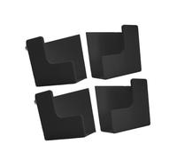 YsXoWiui 2 Paires Porte-balance Murale Support de Balance Electronique Bracket Universel Pp Compact Installation Facile Adapté à La Salle de Bain Chambre Cuisi, Noir