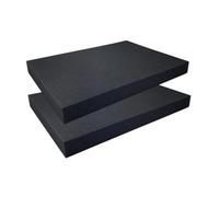 YsXoWiui 2 Pièces Mousses Prédécoupées, Inserts En éponge pour Emballage, Inserts En Mousse pour étui, Feuilles de Protection pour Rangement, Utilisée pour Le Stockage D'articles, 30cmx40cmx4cm