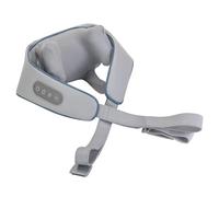 YsXoWiui Appareil de Massage Cervical avec Sangle et Rembourrage Confortable, Masseur Portable USB pour Le Soin et La Relaxation Musculaire Des Personnes âgées, Bleu-gris