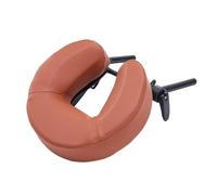 YsXoWiui Appui-tête de Table de Massage Berceau Facial Oreiller de Remplacement Support de Tête En Mousse PU Confortable Adapté pour Salons de Massage et Usag, Rouge Marron