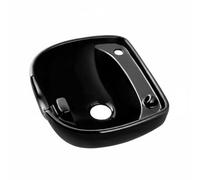YsXoWiui Bac à Shampoing Céramique Bol à Shampoing Salon Cheveux Structure Résistante Surface Épurée Entretien Pratique Adapté Coiffeur Barbershop Espace Professionnel, Black