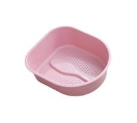 YsXoWiui Baignoire pour Les Pieds, Baignoire Portable et Légère pour Un Usage Domestique, Baignoire pour Adultes pour Laver Les Pieds, Rose