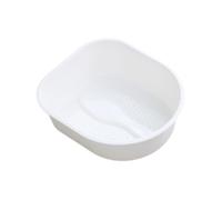 YsXoWiui Baignoire pour Les Pieds, Baignoire Portable et Légère pour Un Usage Domestique, Baignoire pour Adultes pour Laver Les Pieds, Blanc