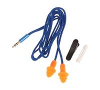 YsXoWiui Bouchons D'oreilles, écouteurs, Casque Antibruit, Flexibles avec Fonction de Lecture Musicale, En Polypropylène Souple, pour Enfants et Adultes, P, Bleu 70cm