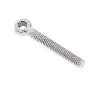 YsXoWiui Boulon à œil, élément de Connexion, Boulon Fileté. Utilisé comme Vis de Fixation, Il Est Léger et Extrêmement Stable, Ce Qui Le Rend Polyvalent pour U, Argent, M6 x 40mm