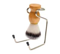 YsXoWiui Brosse à Barbe pour Homme, Kit Pratique avec Support et Manche En Bois