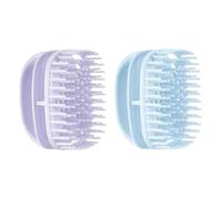 YsXoWiui Brosse de Massage Du pour Shampoing, Brosse de Lavage de Cheveux, Compacte et de Qualité pour Une Utilisation à Domicile, pour Hommes et, Violet et bleu