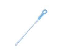 YsXoWiui Brosse de Nettoyage pour Pieds En Silicone Doux avec Long Manche pour Enlever La Peau Morte Adapté Aux Personnes à Mobilité Réduite, Bleu à Poils Longs