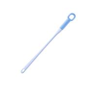 YsXoWiui Brosse de Nettoyage pour Pieds En Silicone Doux avec Long Manche pour Enlever La Peau Morte Adapté Aux Personnes à Mobilité Réduite, Poils Courts Bleus