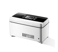 YsXoWiui Conteneur de Refroidissement Portable avec Boîte de Refroidissement Autonome Panneau de Commande Moderne Interface USB Batterie Intégrée Adaptée pour Voiture Travail Intérieur