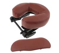 YsXoWiui Coussin Facial pour Table de Massage, Oreiller de Relaxation pour Le Visage, Support pour Les Bras et Base Réglable, Fabriqué en Mousse et Cuir PU, Co, Rouge, 28cm