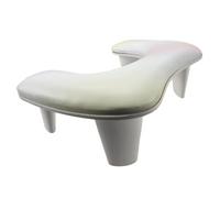 YsXoWiui Coussin Repose-ongles, Repose-mains, Coussin En PU, Support de Table Antidérapant, Installable, pour Salons de Manucure, écoles, Usage Domestique, Bri, Blanc