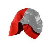 YsXoWiui Ensemble Cagoule et Bavette de Soudage pour Casque avec Housse étendue, Orange