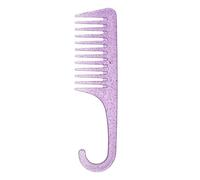 YsXoWiui Ensemble de Peignes à Dents Larges Incurvées et Manche Résistant à La Chaleur, Fabriqué dans Un Matériau pour La Maison, Le Salon de Coiffure, violet