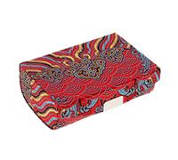 YsXoWiui Étui à Lèvres, Boîte à Rouge à Lèvres, Support à Lèvres, Pot de Gloss, En Tissu avec Miroir, Compact pour Sac à Main, Bureau, Organisation, Bordeaux, comme décrit