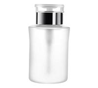 YsXoWiui Flacon Pompe Vide En Verre avec Couvercle Verrouillable, Idéal pour Les Manucures et Les Ce Flacon-pompe étanche Est Muni D'un Bouchon à, 180 ml