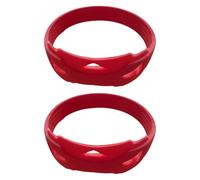 YsXoWiui Genouillère Rotulienne 2 Pièces avec Sangle de Stabilisation pour Le Genou, Idéale pour Les Sports de Plein Air Comme Le Football, Les Squats et L', Rouge