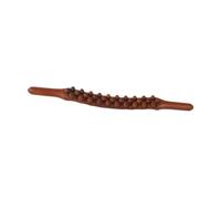 YsXoWiui Gua Sha Bâton de Massage Scraping En Bois Perlé Guasha Outil Sculpture Corporelle Points Acupression Ergonomique Portable Relaxant pour Sportifs Trava, 31 Perles Carbonisées