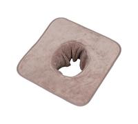 YsXoWiui Housse de Lit de Massage Drap Salon Esthétique Tissu Absorbant Coussin pour Visage avec Trou Fibre Douce Réutilisable Adapté Centre Esthétique, CafÉ