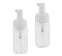 YsXoWiui Lot de 2 Flacons Distributeurs de Mousse, Flacons à Pompe Rechargeables pour Savon Liquide et Mousse de, avec Pompe Doseuse Pratique, Clair, comme décrit