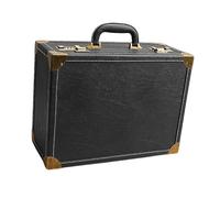 YsXoWiui Mallette de Coiffure Organisateur Professionnel Coffret de Transport Sac de avec Cadre En Aluminium Robuste Appropriée pour Le Rangement Des T, Noir