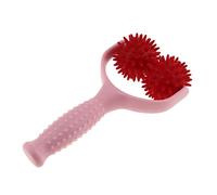 YsXoWiui Massager Acupressure Balle Massage Rouleau Point Trigger PVC Pression Palpation Soulagement Douleur Musculaire État Adapté à Épaule Main Jambe, Rose rouge