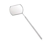 YsXoWiui Miroir à Cils, Miroir pour Extensions de Cils, Outil Rectangulaire En Verre et Acier Inoxydable pour Extensions de Cils, pour Les Professionnels Du Ma, Argent