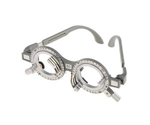 YsXoWiui Monture D'Essai Optique pour Verres D'Essai Cadre Réglable Support Optométrique Structure En et Métal Adaptée à La Consultation Oculaire P, 60mm