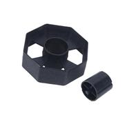 YsXoWiui Noyau de roue de rechange pour distributeur de ruban adhésif de bureau, pièce de rechange noire, support polyvalent pour emballage cadeau, bureau,
