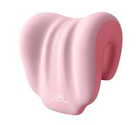 YsXoWiui Oreiller Appuitête Coussin Ergonomique Soutien Nuque Oreiller Mousse Mémoire Amovible Adapté Chaise de Bureau Gaming Pause Déjeuner, Rose