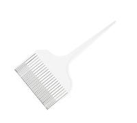 YsXoWiui Peigne à Mèches, Peigne à Tisser, Peigne de Coiffeur, de Mèches. Fabriqué dans Un Matériau Robuste pour La Coloration Professionnelle, Les S, blanc