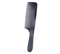 YsXoWiui Peigne de Coupe de Cheveux, Peigne Plat de Barbier, Outil de Coiffure avec Manche Confortable et Résistant à La Chaleur pour Les Salons de Coiffure Ma, Noir