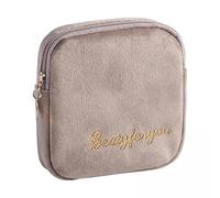 YsXoWiui Pochettes de Période Portables avec Fermeture Éclair En pour Serviettes Hygiéniques Réutilisables Rangement Pratique pour Menstruel, 2 pièces