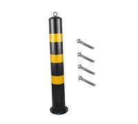 YsXoWiui Poteau de Borne de Sécurité Borne de Potelet de Chantier Barrière de Stationnement En Acier pour Longue Durée de Vie Adapté pour Gérer, 75 Cm X 11.4 Cm