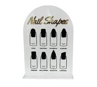 YsXoWiui Présentoir à Nail Art En Acrylique, Support de Présentation pour Manucure, Présentoir à Pointeurs pour Prothésistes Ongulaires, Cadeau Beauté à, Style un
