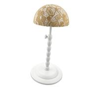 YsXoWiui Présentoir à perruques, support de mannequin, hauteur réglable, présentoir à chapeaux pour coiffer les perruques, séchage des cheveux, centre, Jaune