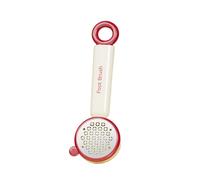 YsXoWiui Râpe pour Pieds Double Face Lime Pédicure Brosse Élimine Peau Dure avec Trou de Suspension Conçue pour Professionnels de La Beauté Soins à, Rouge