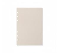 YsXoWiui Recharge Papiers Perforés Réassort Cahier Pages Détachables Papier de Qualité Polyvalent Anti Bavure pour Organisation Bureau Gestion Projets Usage Quotidien, A5, Vierge