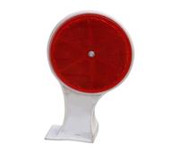 YsXoWiui Réflecteur de Chaussée Rond Marqueur de Chaussée Double Face Signalisation Réfléchissante Utilisation Extérieure pour Allées Jardins de Construc, Rouge et Vert