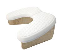 YsXoWiui Repose-bras pour Manucure, Support pour Les Mains et Les Ongles, Stable et Ergonomique En Forme de U, Fabriqué En Bois et PU pour Une Utilisation, Support de Téléphone Non Inclus