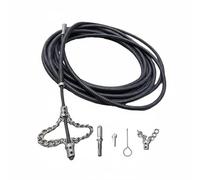 YsXoWiui Ressort de Nettoyage de Canalisation Outil de Débouchage Flexible Arbre à Chaîne Dégorgeur Fonctionnalité Détartrage Adapté pour Entretien des Tuyaux, 8M