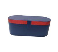 YsXoWiui Sac de Rangement pour Sèche-cheveux, étui de Transport En PU, étui de Rigide, Imperméable avec Doublure Intérieure, Protecteur, Adapté Aux Dépl, Bleu Rouge