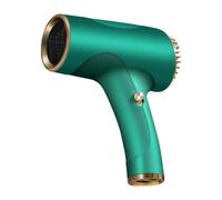 YsXoWiui Sèche-cheveux Professionnel Puissant et Rapide avec Double Fonction de et D'alimentation Filaire, Idéal pour Une Utilisation à Domicile et, VERT