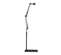 YsXoWiui Support pour Sèche-Cheveux avec Fixation Angulaire Réglable en Hauteur, Compatible avec La Plupart des Sèche-Cheveux, Noir