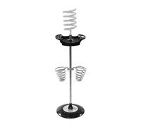 YsXoWiui Support pour Sèche-cheveux sur Pied, Pratique et Stable, avec Plateau Intégré, Idéal pour Les de Salons de Coiffure, Clair