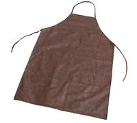 YsXoWiui Tablier Imperméable En PU pour La Cuisine, Ou La Maison, Marron, comme décrit