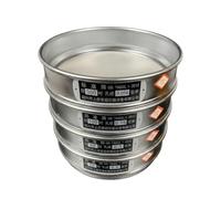 YsXoWiui Tamis de Laboratoire Tamis d'Essai Granulométrie Acier Inoxydable Robuste Filtration Fine Précision Adapté aux Laboratoires Recherche Industrielle, 10 mailles (2 mm)