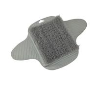YsXoWiui Tapis de Douche avec Brosse de Nettoyage et Fonction Massage, Gris