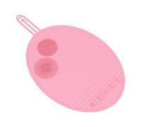YsXoWiui Tapis de Nettoyage pour Pinceaux de Maquillage, et Compact, Idéal pour Un Usage Professionnel Ou En, Rose
